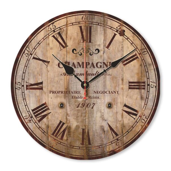Horloge Murale Vintage - Caisse Champagne